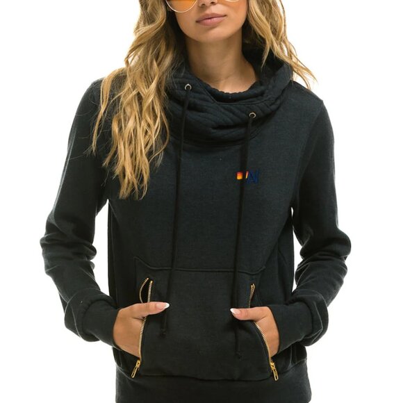 Aviator Nation Ninja Pullover Sweater, Charcoal NWOT - Picture 2 of 6